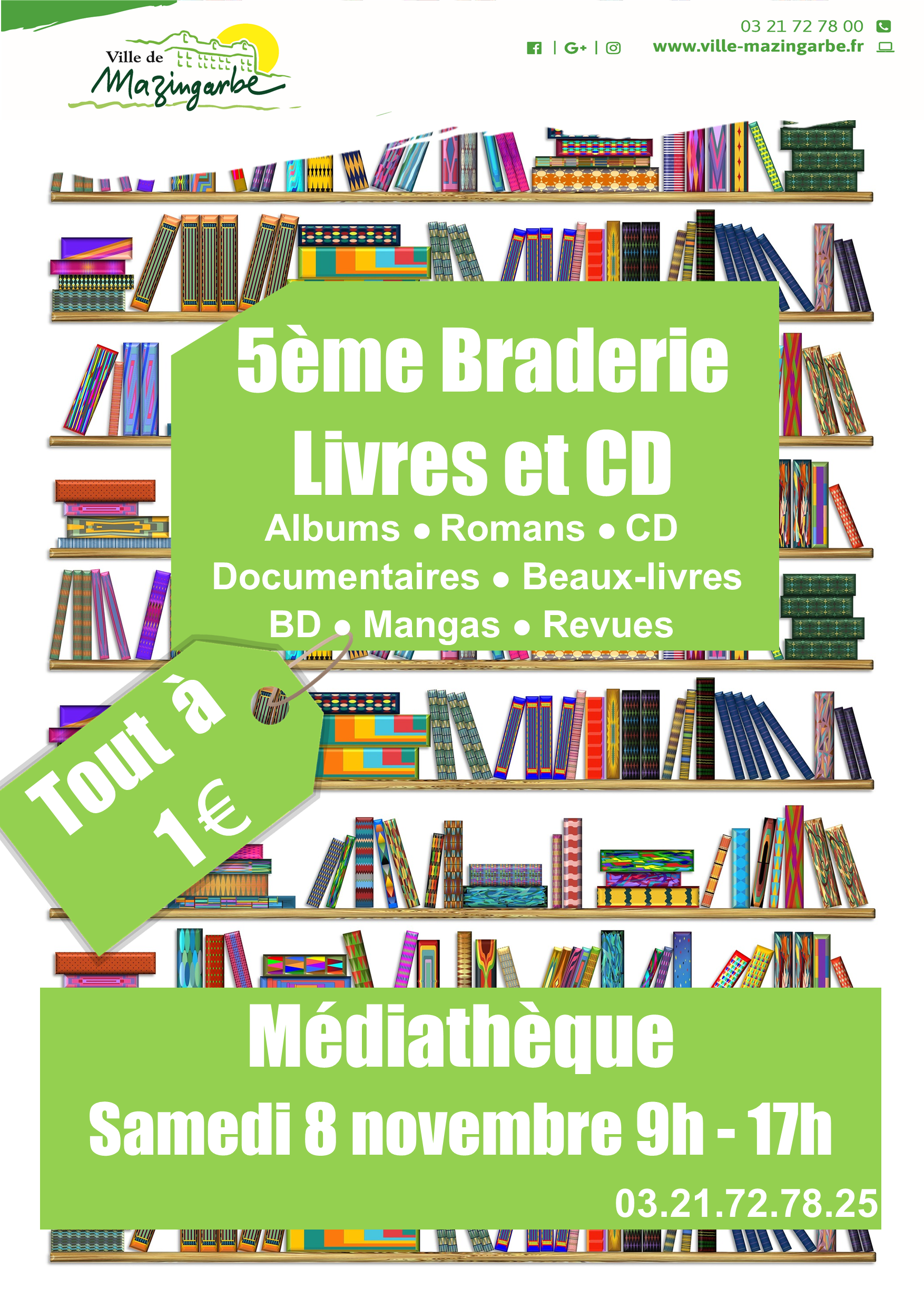 Affiche 5eme braderie 2025