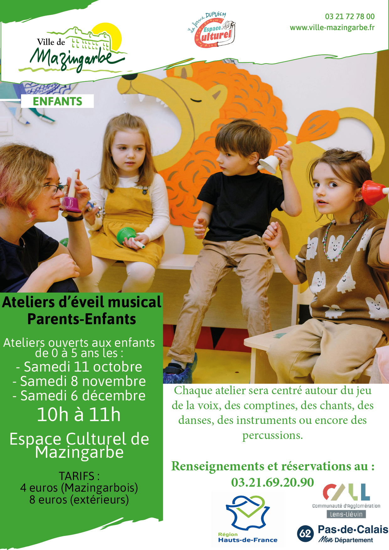 Atelier éveil musical der tri 2025