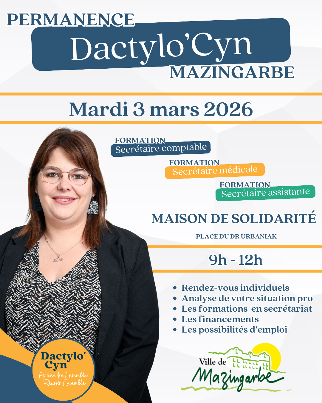 Permanence DactyloCyn Mazingarbe Mars 2026