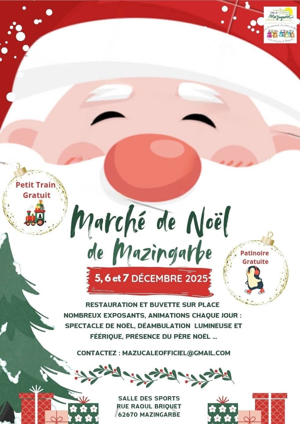 affiche marché de Noël