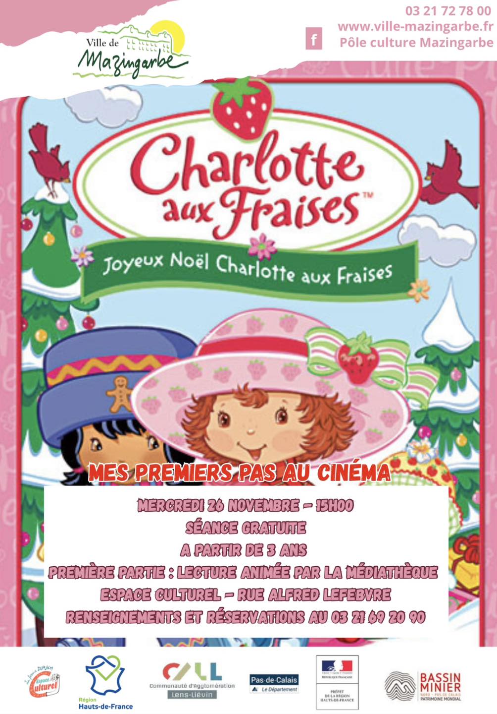 Cinéma Charlotte Aux Fraises 26 novembre 2025