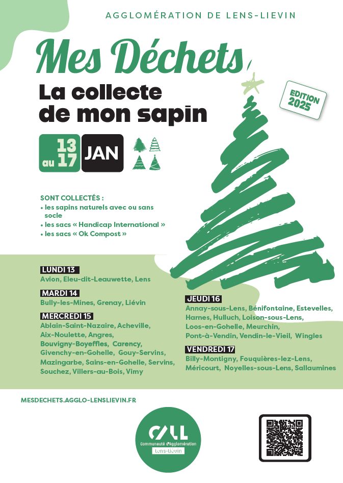 CALENDRIER SAPINS CALL JANVIER 2025