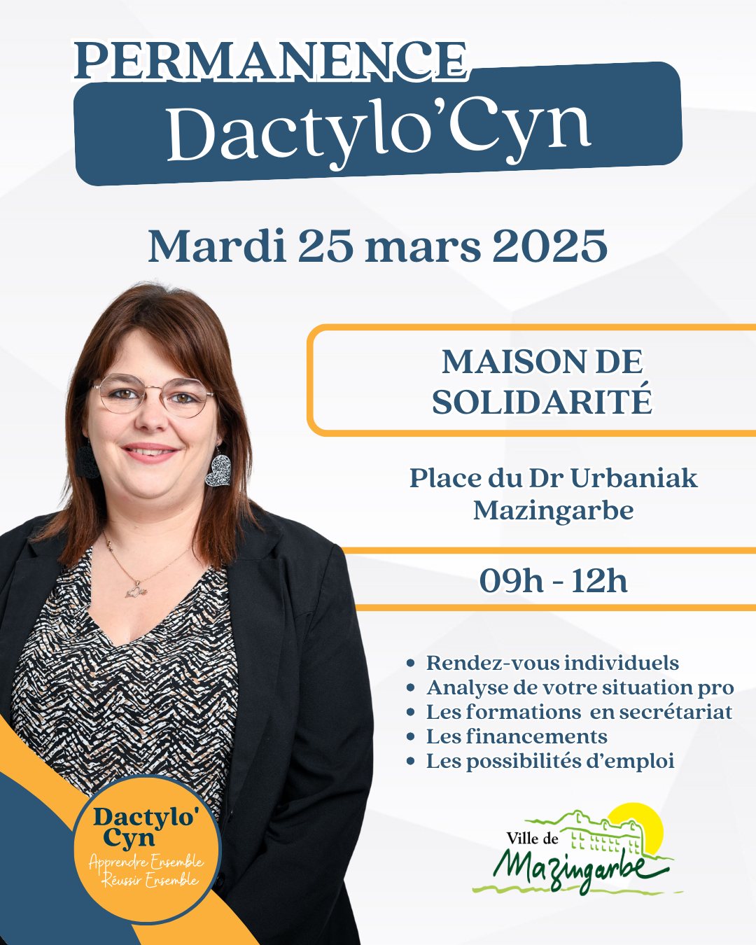 Dactylo Cyn 25 mars affiche