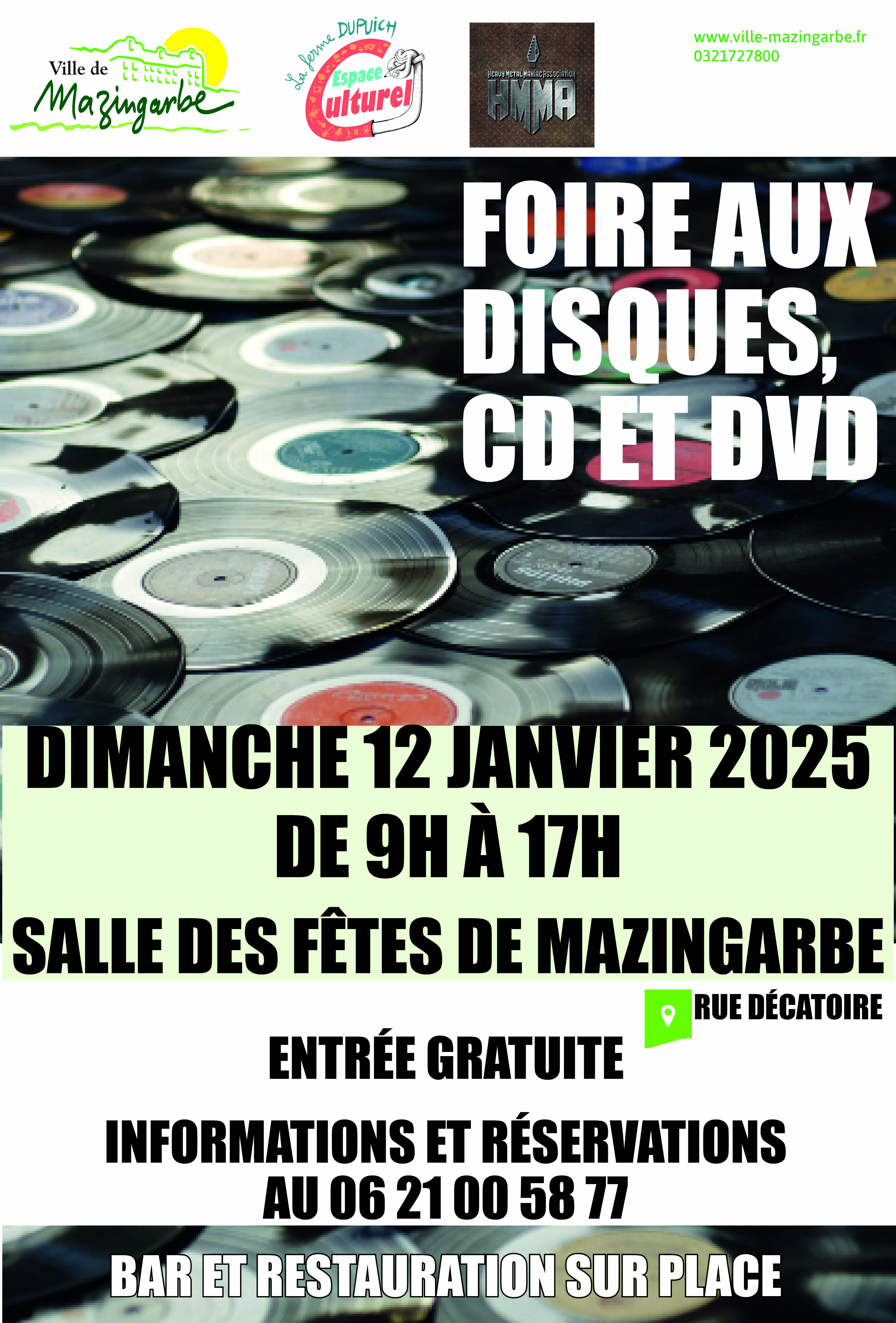 Foire aux disques 12 janvier 2025