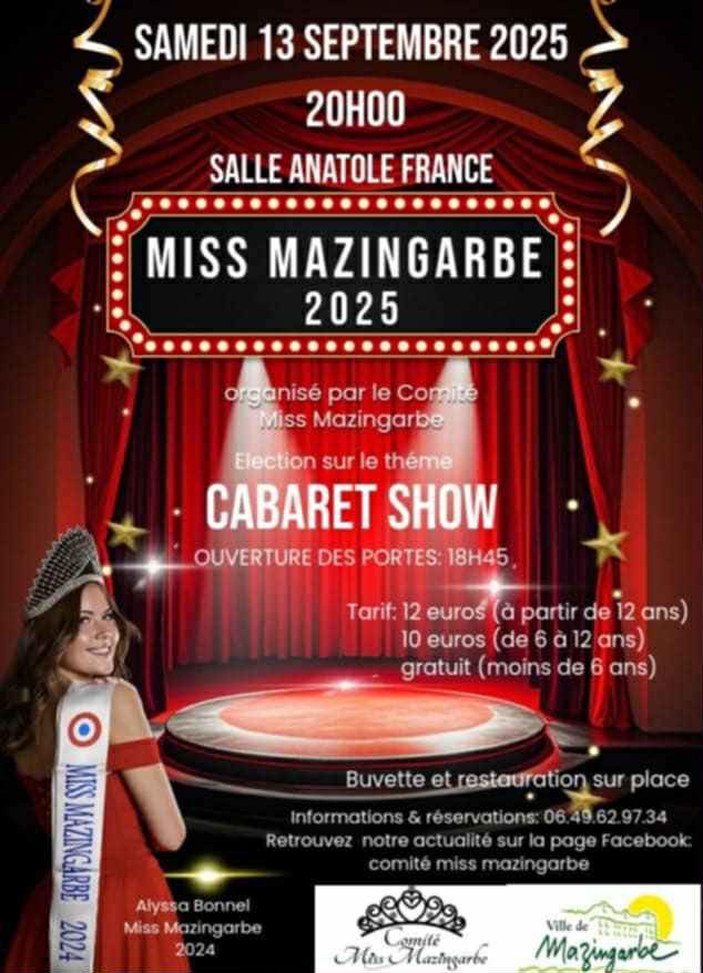 affiche off miss mazingarbe 2025