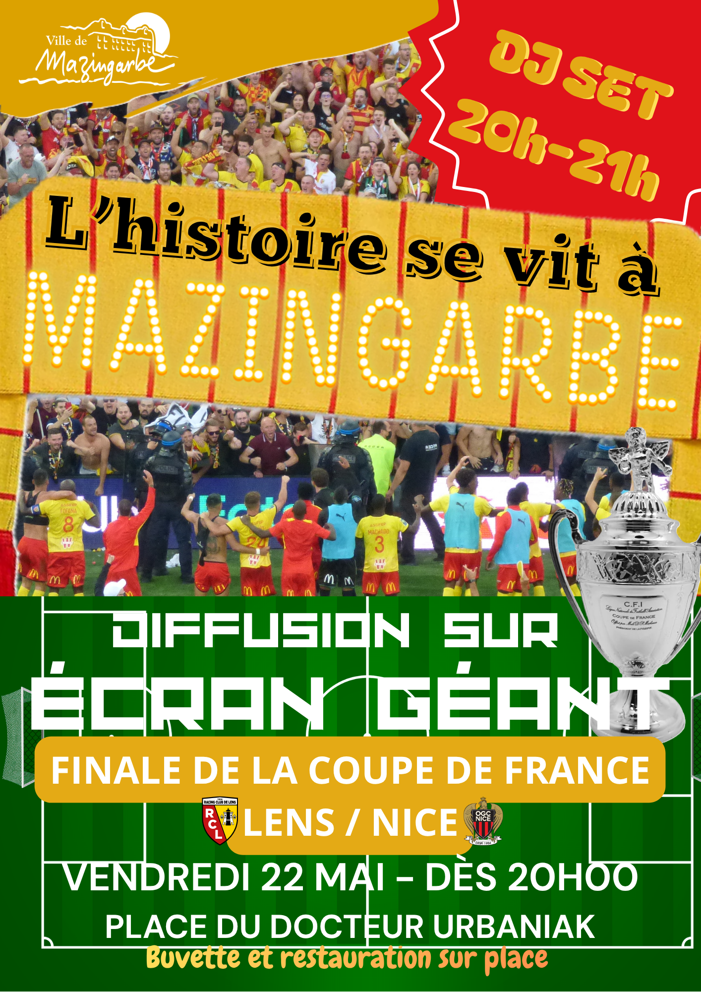 affiche retransmission Lens Nice